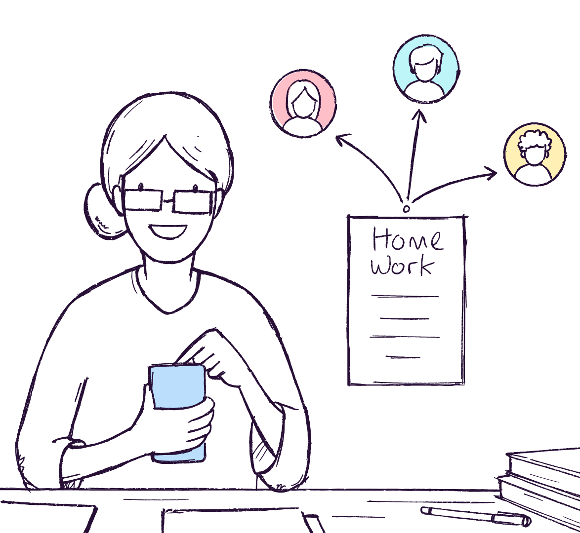 The homework app